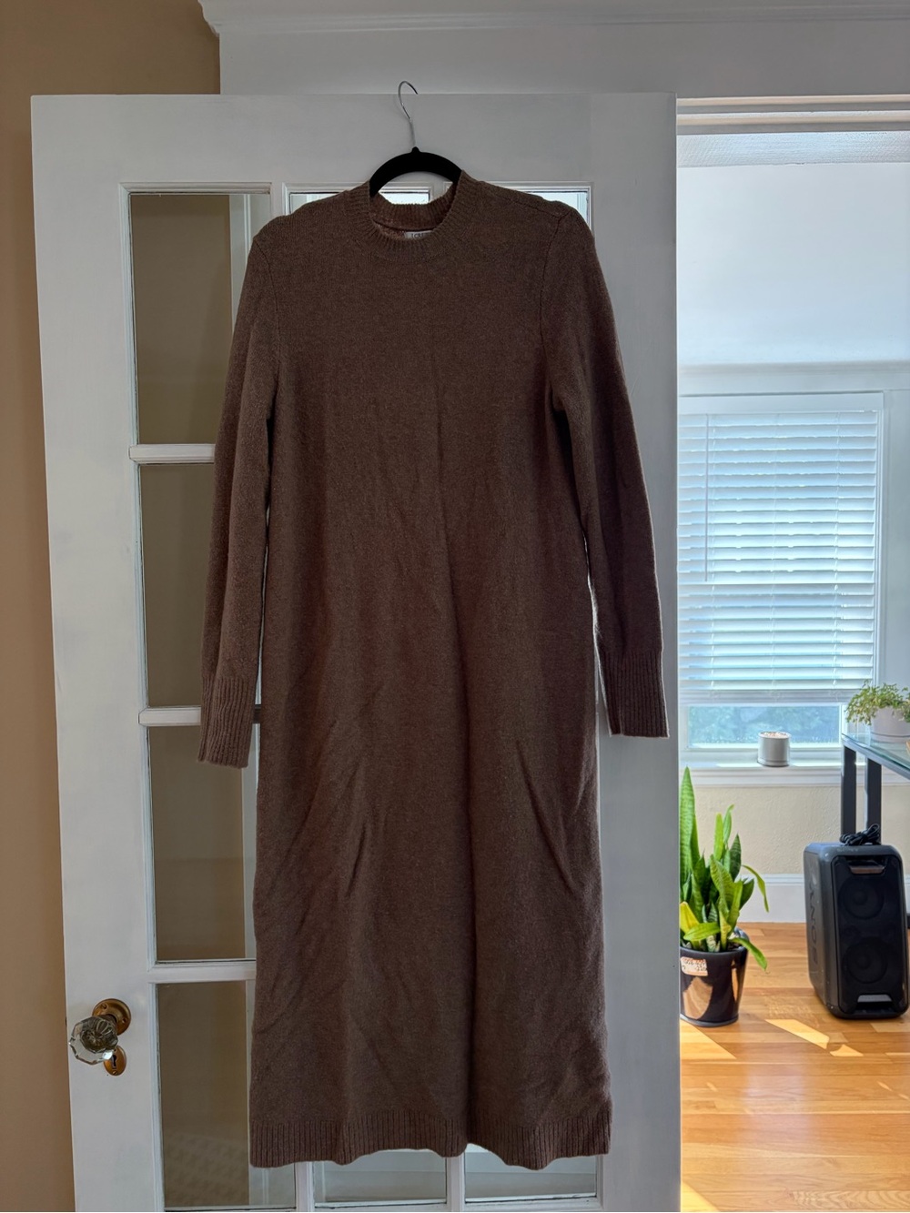 Jcrew Brown Long Sleeve Knit Dress - Women